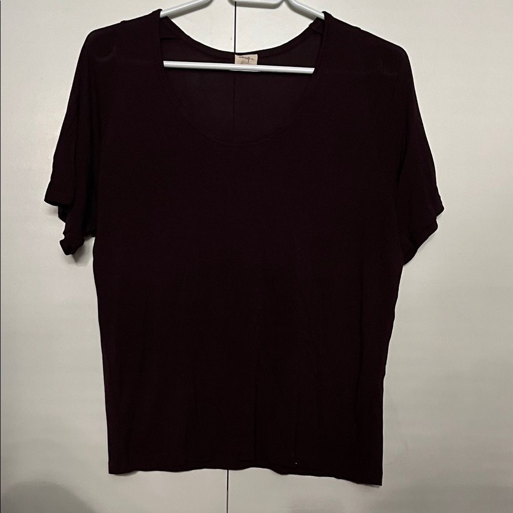 Wilfred Deep Purple Short Sleeve Top